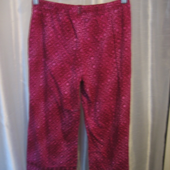 Nautica Blue Sleepwear Dark Pinks Drawstring Lounge Capri's Sz L Pre-Owned - Picture 4 of 5